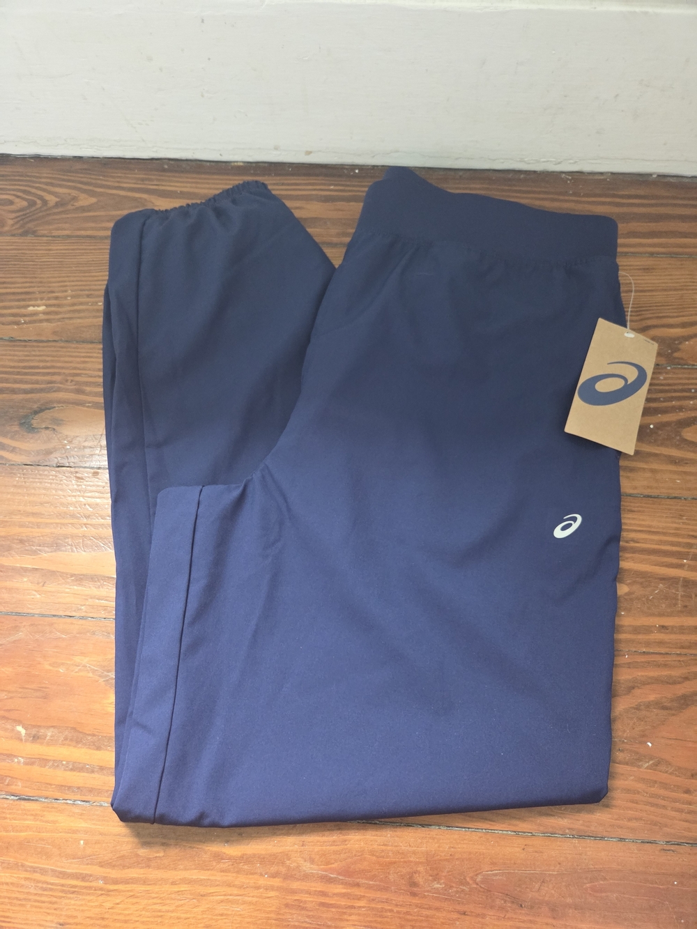 ASICS Women's Navy Track Pants Size L